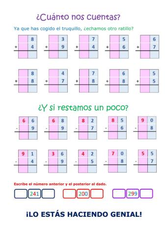 Sumas y restas 2