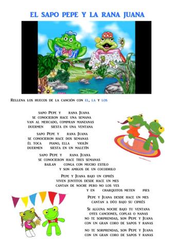 El sapo Pepe y la rana Juana
