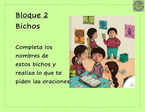 Bichos-dactilologia y logogenia