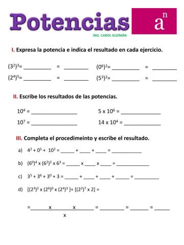 Potencias