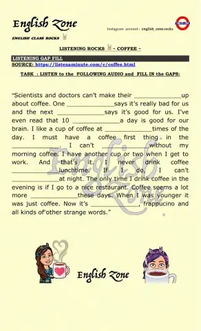 Listening rocks coffee