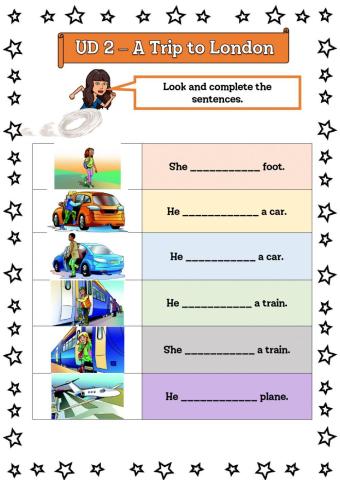 A Trip to London - 5º UD 2 Ficha 7