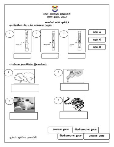 Pendidikan Kesenian drag and drop