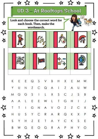 4º UD 3 At Rooftops School Ficha 2