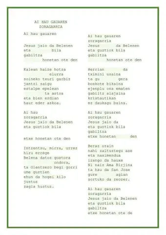 Ai hau gauaren zoragarria