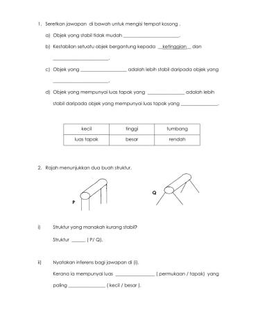 Kekuatan dan Kestabilan