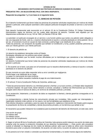 Mecanismos de protección de los derechos