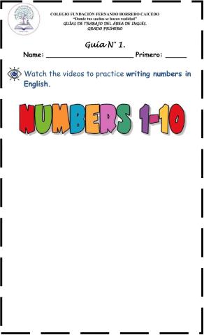 Write numbers in letters