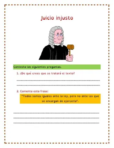 Juicio injusto