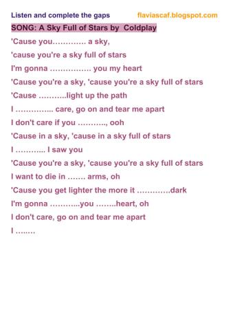 Song- Present Simple