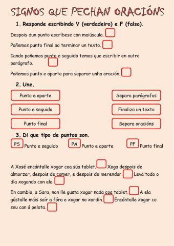 Signos que rematan oracións