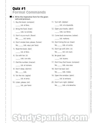 Quiz Ud and Uds commands