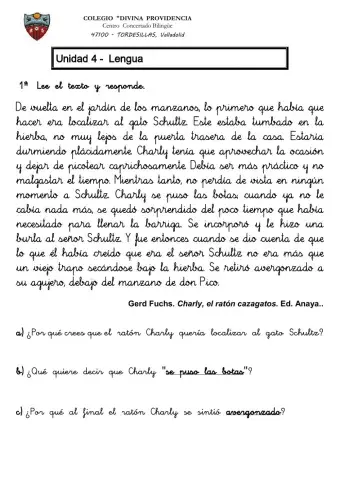 LENGUA 3º Repaso T04