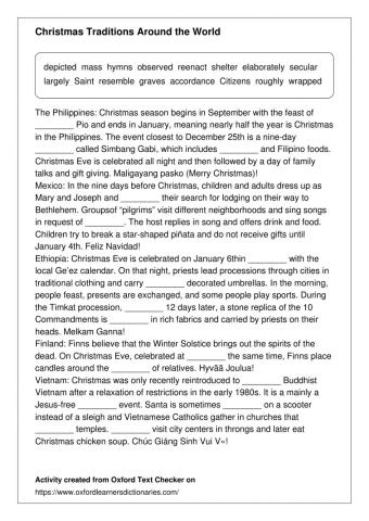 Christmas traditions