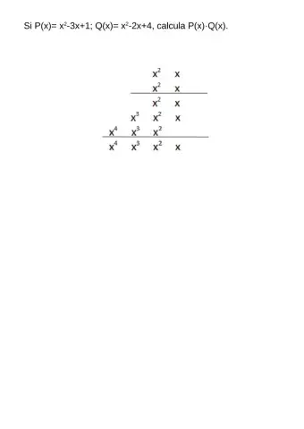 Multiplicación de polinomios