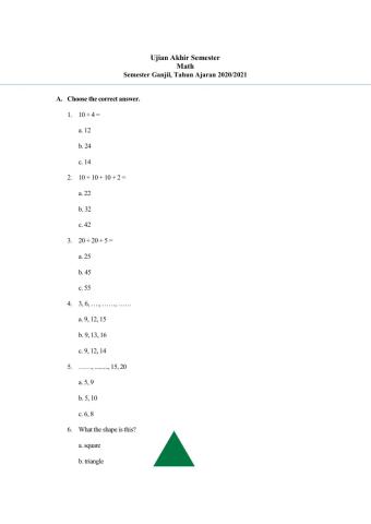 Ujian Akhir Semester