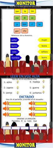 Ejercicios mixto de lecto escritura