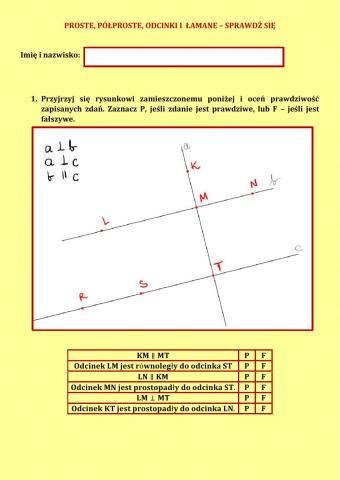 Podstawowe figury geometryczne - poprawa