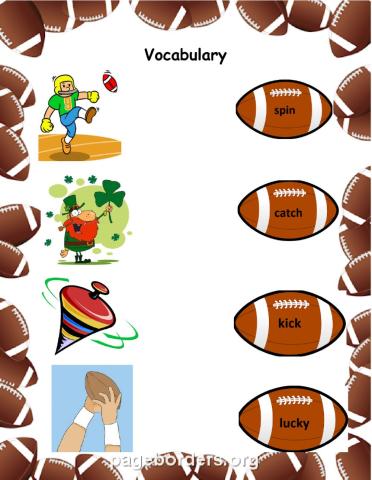 FOOTBALL Vocabulary
