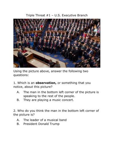 Judicial Branch and the Justice System