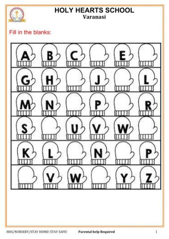 Nursery Alphabet A - Z