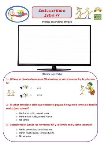 La letra R ( repaso)