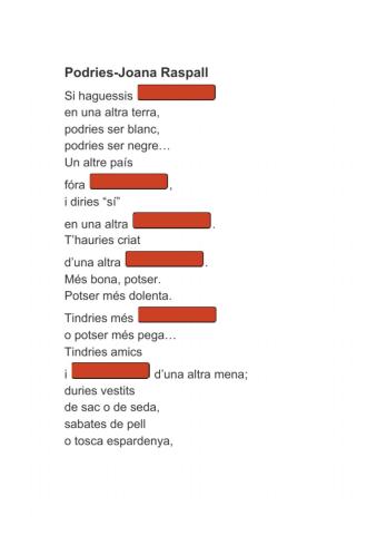 Podries, de Joana Raspall