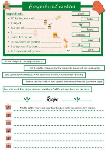 Gingerbread recipe