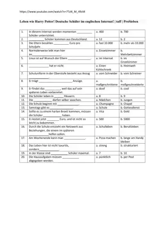 Leben wie Harry Potter