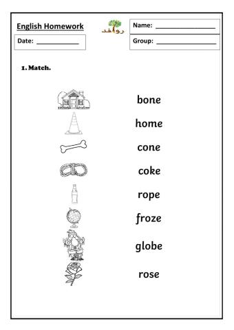 Lesson 40 - o-e sound