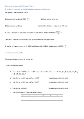 Matematici financiare și statistică