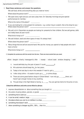 Shopping matura focus 2