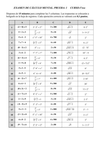 Cálculo mental 1eso-1