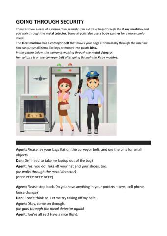 Going through security