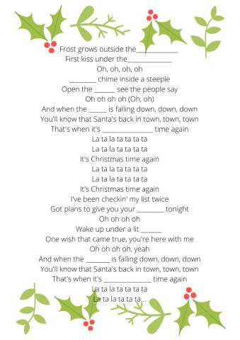 It's Christmas time again