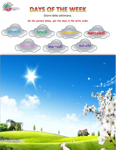 Giorni della settemana