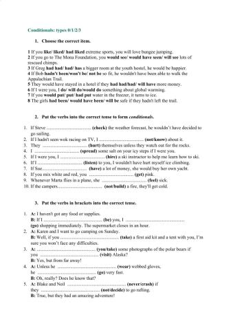 Conditionals. Wishes