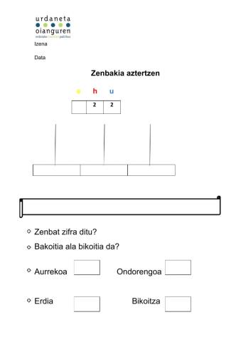 ZENBAKIAK AZTERTZEN 30 arte