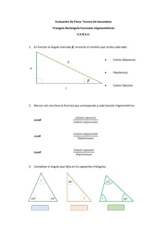 Triangulo rectángulo-funciones trigonométricas