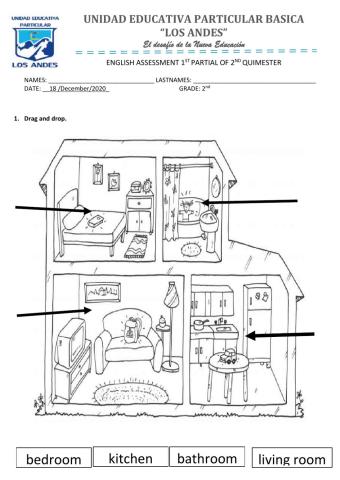 English assessment for 2th EGB