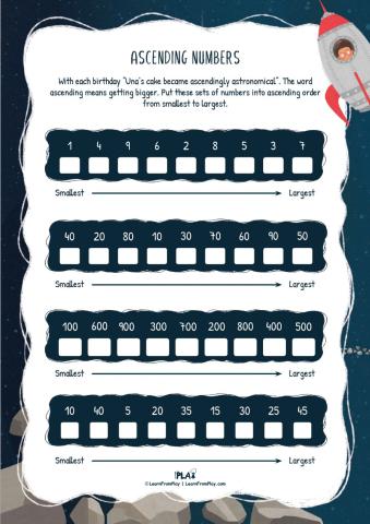 NSS - Ascending Numbers