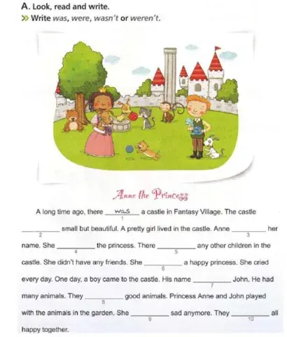 Was were wasn't weren't