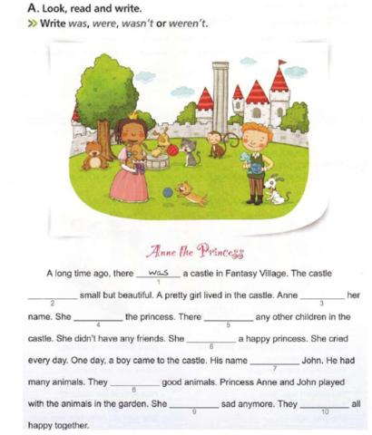 Was were wasn't weren't