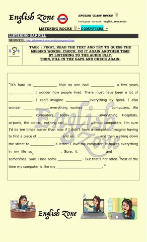 Listening rocks  - computers