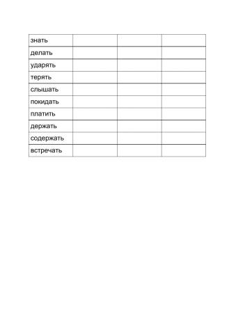 Irregular verbs a2 set 4