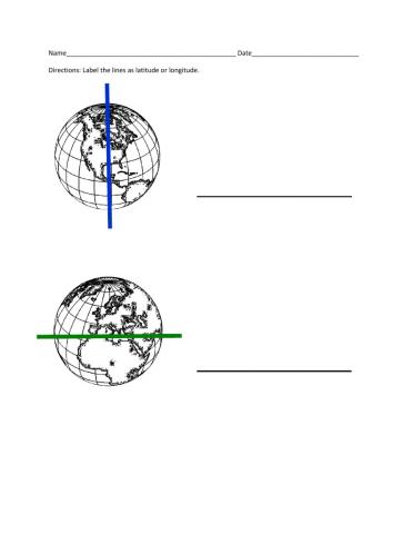 Label Latitude and Longitude