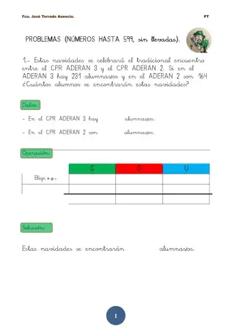 Problemas nº hasta 599 sin llevadas