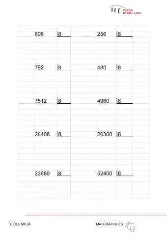 Matemàtiques cm
