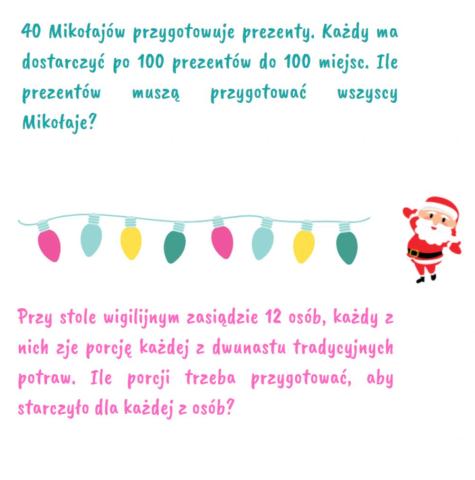 Mnożenie (zadanie tekstowe)