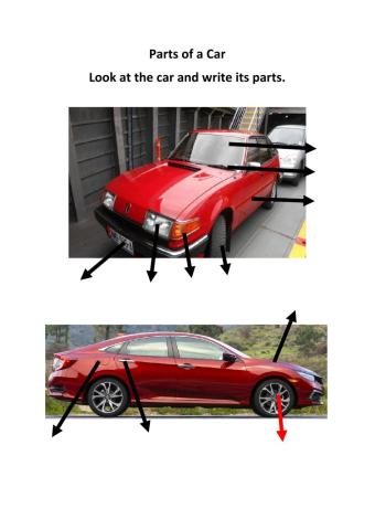 Parts of a car